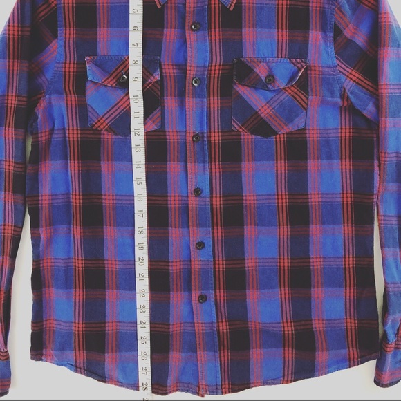 //A fine mess blue and red flannel// - Picture 3 of 5